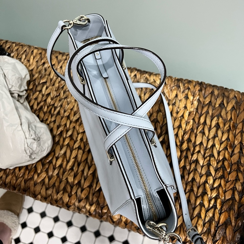 Kate spade blue purse hot sale